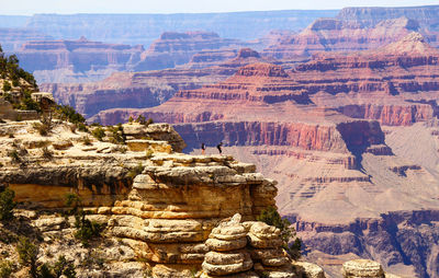 Scenic view of rocky mountains at grand canyon national park