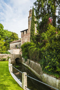 View of old building against sky