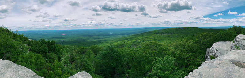 Panoramic view of landscape against sky