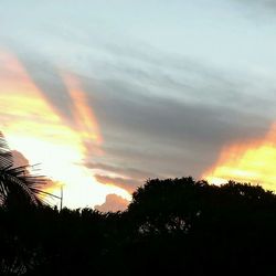 Scenic view of sunset sky