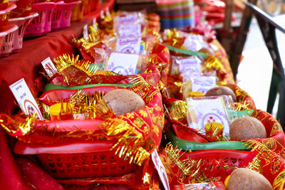 Close-up of food for sale