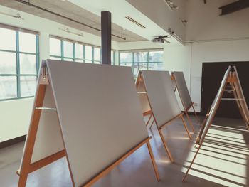 Close-up of chairs