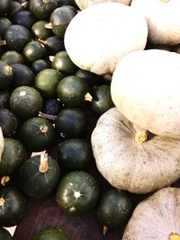 Full frame shot of fruits for sale in market