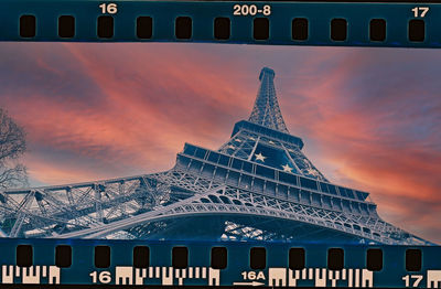 Low angle view of building against cloudy sky