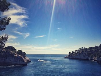 Scenic view of sea and sky