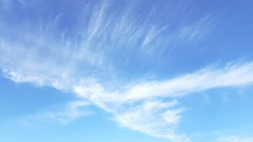 Low angle view of cloudy sky