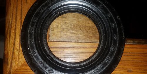 Directly above shot of black coffee on table