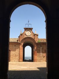 View of historical building