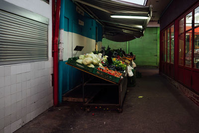 Potted plants in market