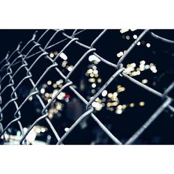 Close-up of chainlink fence