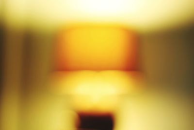 Defocused image of light