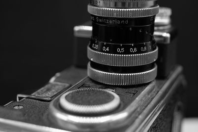 Still life close-up of bolex railard camera 8mm