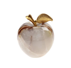 Close-up of apple against white background