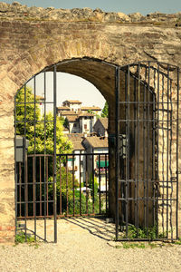 Entrance of old building