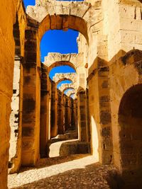 Archway of historical building