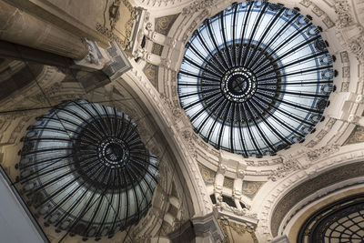 Low angle view of ceiling of building