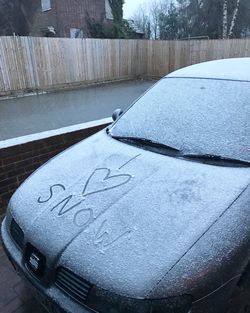 Close-up of snow