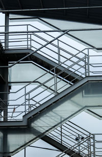 Low angle view of staircase in building