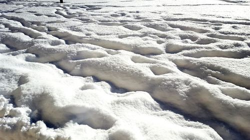 Full frame shot of snow