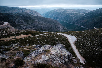 Scenic view of mountains