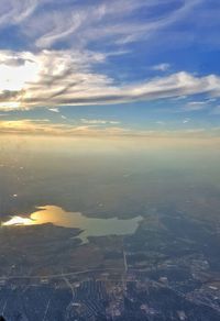 Aerial view of landscape