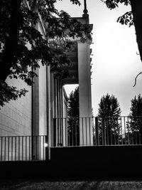 Low angle view of building against sky