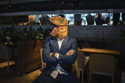 Man sitting on chair