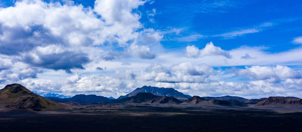Panoramic view of landscape against sky