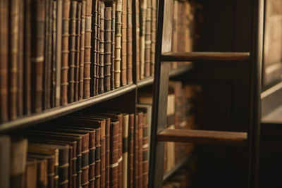 Close-up of books