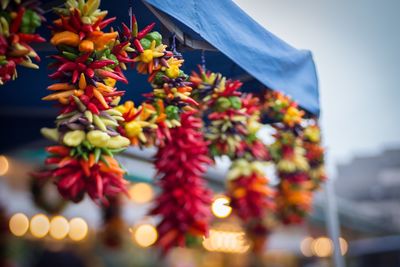 Vegetables for sale at market