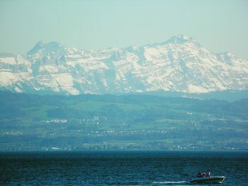 Scenic view of mountains