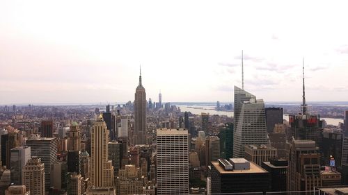 Cityscape against sky