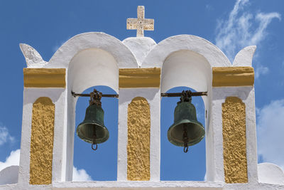 Bell tower in santorini