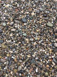 Full frame shot of pebbles