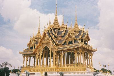 Low angle view of temple