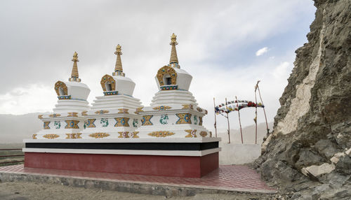 Low angle view of a temple
