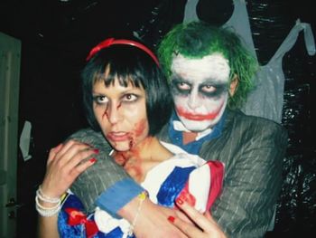 Portrait of smiling young woman