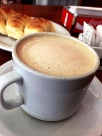 Close-up of coffee cup