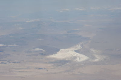 Aerial view of landscape against sky