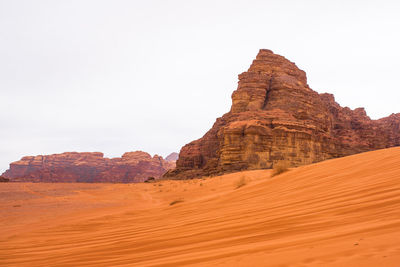 View of rock formations