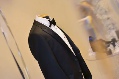 Low angle view of decoration hanging