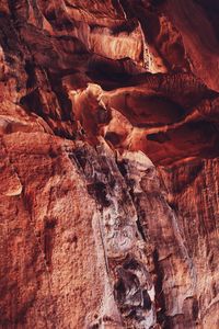 Full frame shot of rock formation