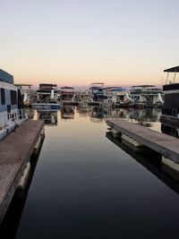 Reflection of built structures in water