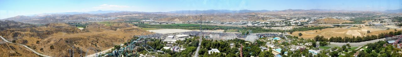 Panoramic view of landscape against sky