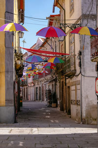 Street amidst buildings in city