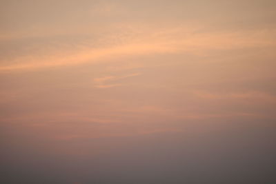 Low angle view of sky during sunset