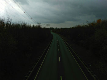 Railroad tracks against sky