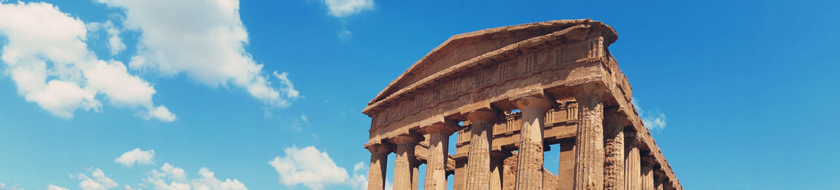 The valley of the temples is an archaeological site in agrigento, sicily, italy