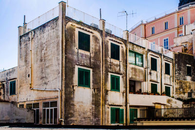 Buildings against sky in city