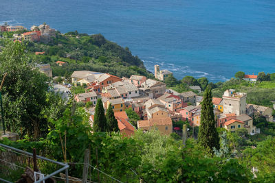 Framura, on the coast of the ligurian sea.